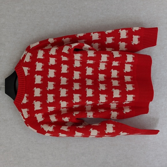 Warm And Wonderful Wool Sheep Sweater - Diana Red - Picture 2 of 6